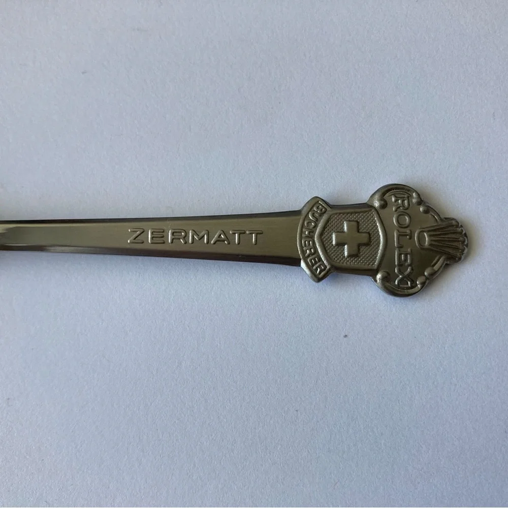 Bucherer Rolex Tea Spoon Zermatt Switzerland New